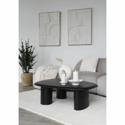 HOUSE NORDIC - Tableau mural relief contemporain toile blanche 60 x 90 cm