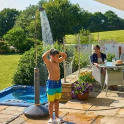 HOZELOCK - Douche solaire d鈥檈xtérieur autonome 210 x 60 x 60 - gris