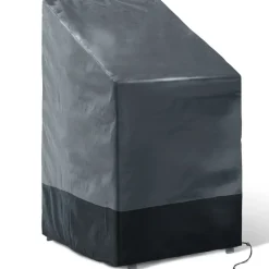 IDMARKET - Housse de protection pour 4 à 6 chaises de jardin empilables 70 x 70 x 120 cm