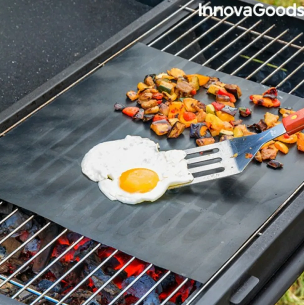 INNOVAGOODS - Tapis de cuisson pour four et barbecue 2 unités