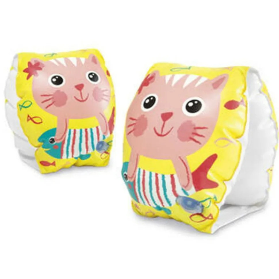 INTEX - Brassards pour enfant "happy cats" 20cm multicolore