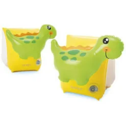 INTEX - Brassards pour enfant "dino 3d" 23cm jaune & vert