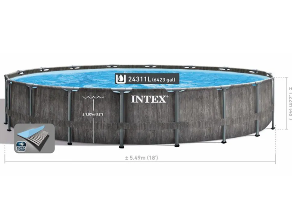 INTEX - Kit piscine blatik