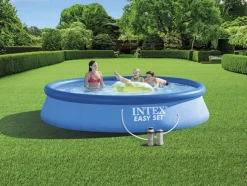 INTEX - Kit piscine easy set 3,96 x 0,84 m