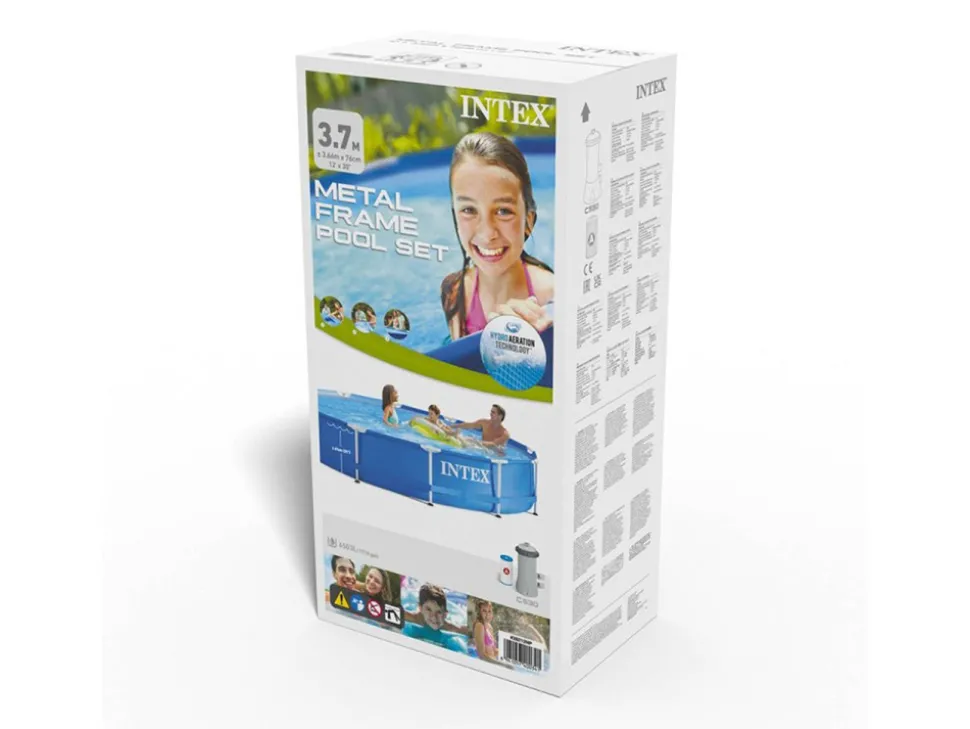 INTEX - Kit piscine tubulaire métal