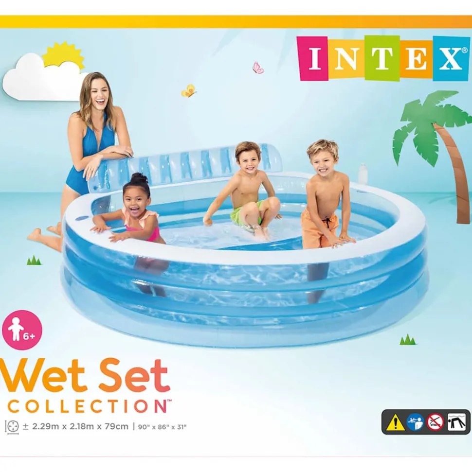 INTEX - Piscine aqua + banc