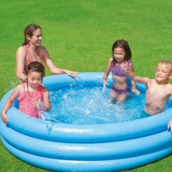 INTEX - Piscine bleu cristal 168 x 40 cm