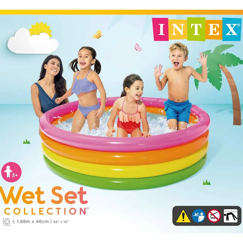 INTEX - Piscine sunset glow 168 x 46 cm