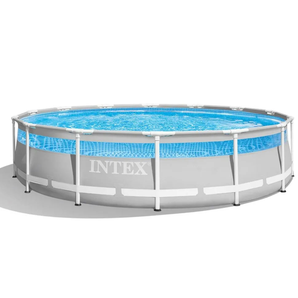 INTEX - Piscine tubulaire prism avec fenêtre
