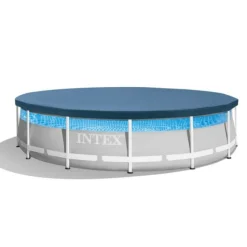 INTEX - Piscine tubulaire prism avec fenêtre