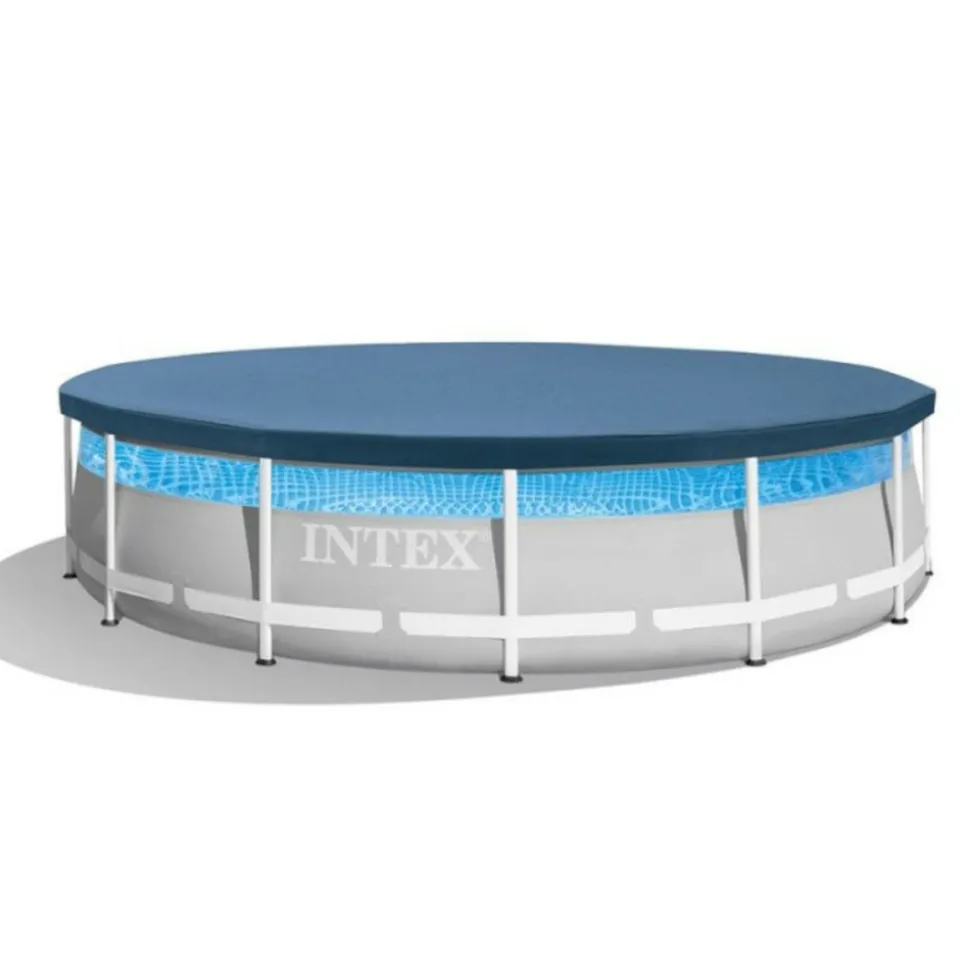 INTEX - Piscine tubulaire prism avec fenêtre