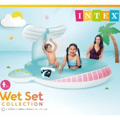 INTEX - Piscinette fontaine baleine