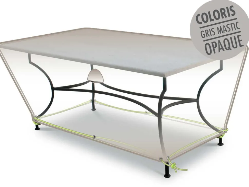 JARDILINE - Housse de protection cover line pour table rectangulaire 6-8 personnes - 260 x 1