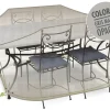 JARDILINE - Housse de protection cover one pour table rectangulaire + 6 chaises - 190 x 120