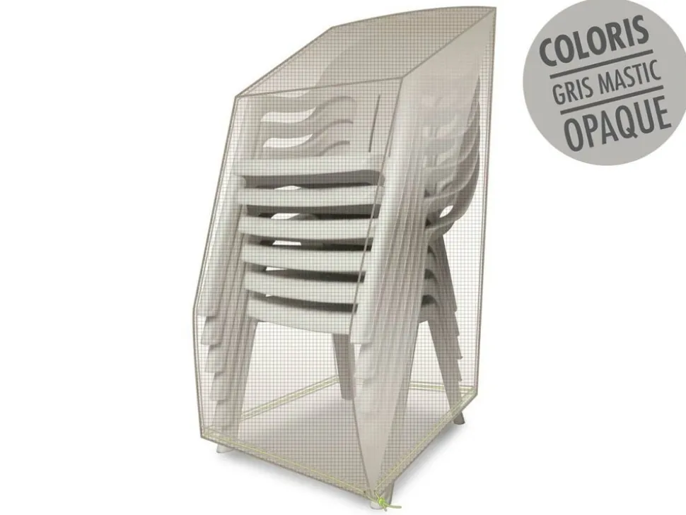 JARDILINE - Housse de protection cover one pour chaises empilables - 66 x 66 x 110 cm