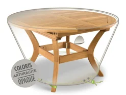 JARDILINE - Housse de protection cover air pour table de jardin ronde - ø 120 x 50 cm