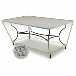 JARDILINE - Housse de protection table de jardin 8-10 pers cover air jardiline 260x100x50 cm