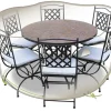 JARDILINE - Jardiline housse de table et chaises ronde - cls04