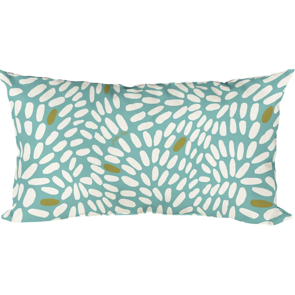 JARDIN PRIVÉ - Coussin déco éclat émeraude - 50x30cm