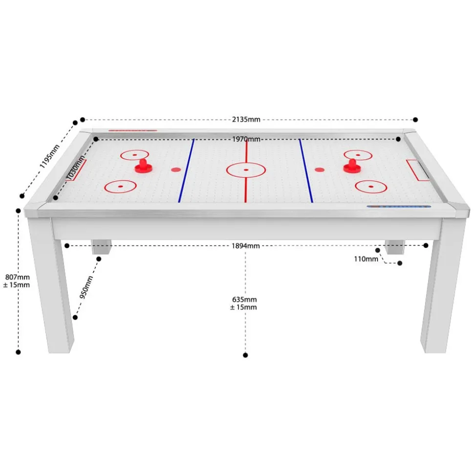 JARDINDECO - Air hockey convertible table 8 personnes toronto