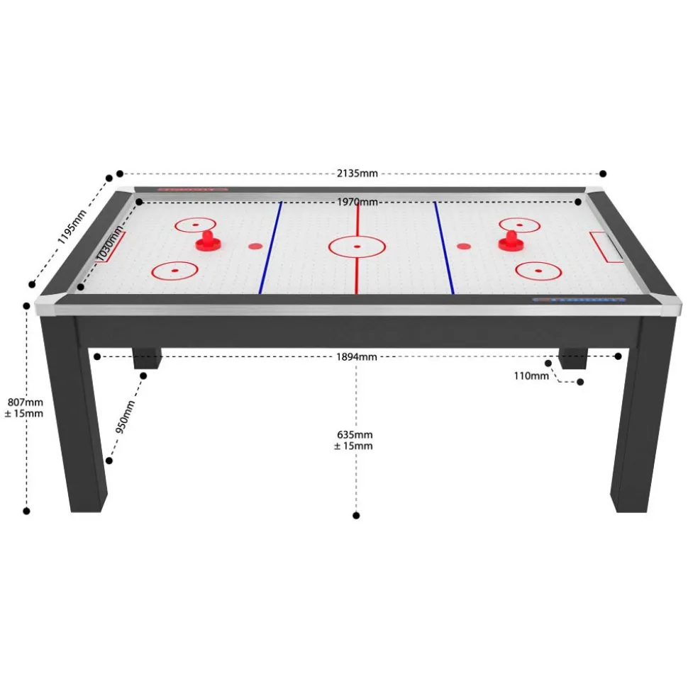 JARDINDECO - Air hockey convertible table 8 personnes toronto