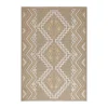 JARDINDECO - Tapis intérieur extérieur aspect jute jaune tijuana 9054 180 x 67 cm