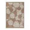 JARDINDECO - Tapis intérieur extérieur aspect jute terracotta tijuana 9062 170 x 120 cm
