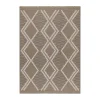 JARDINDECO - Tapis intérieur extérieur aspect jute marron tijuana 9048 170 x 120 cm