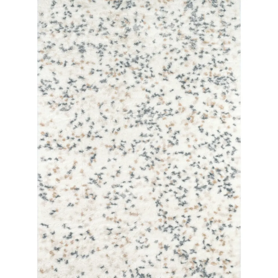 JARDINDECO - Tapis intérieur en polyester poils longs léna confettis 230 x 160 cm