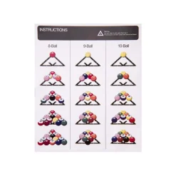 JARDINDECO - Triangle de positionnement multi-combinaisons pour billes de 57mm (lot de 6)