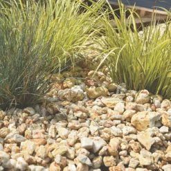 JARDINEX - Gravier roulé silex orangé 15/30 mm- big bag 1t (16 m²) - orange