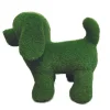 JARDINEX - Peluche de jardin chien en gazon synthétique - vert 35 cm
