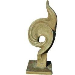 JARDINEX - Statue de jardin en pierre "valentino" (148cm) - gris vert 148 cm