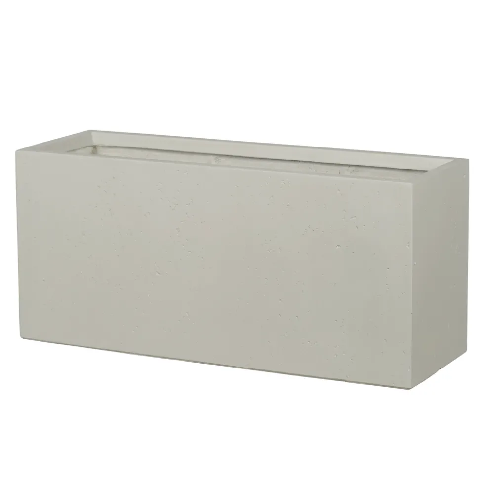 Jardinière Bac Kati crème - L.94,5xH.43cm