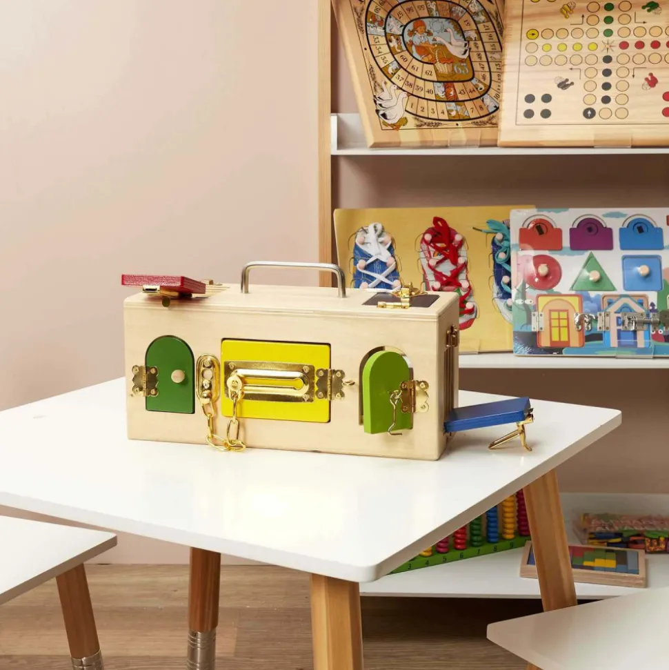 JEUX 2 MOMES - Boite d'apprentissage sensoriel montessori