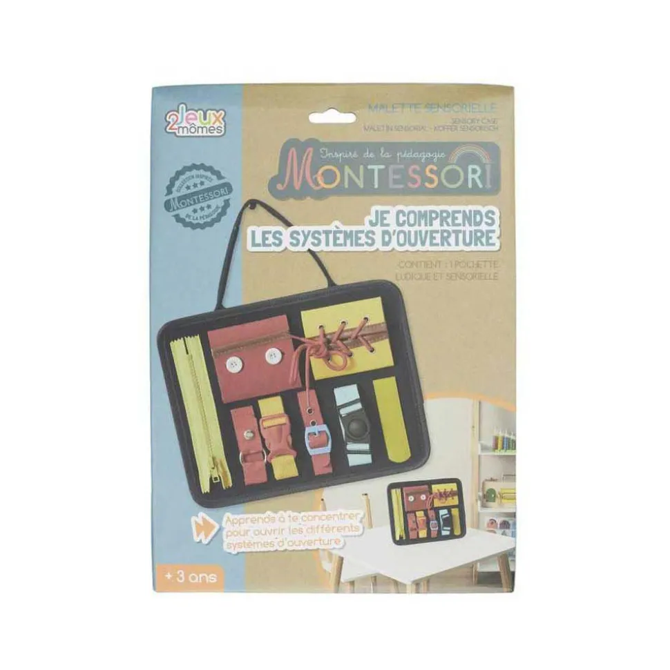 JEUX 2 MOMES - Malette d'activité multi sensorielle montessori