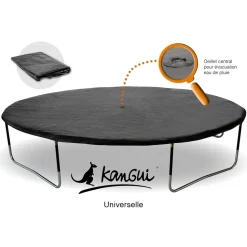 KANGUI - Bâche de protection ø430cm adaptable à tous trampolines de diamètre 430 cm