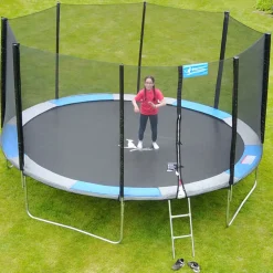 KANGUI - Kangui - trampoline rond ø360cm avec filet de sécurité - ralli 360