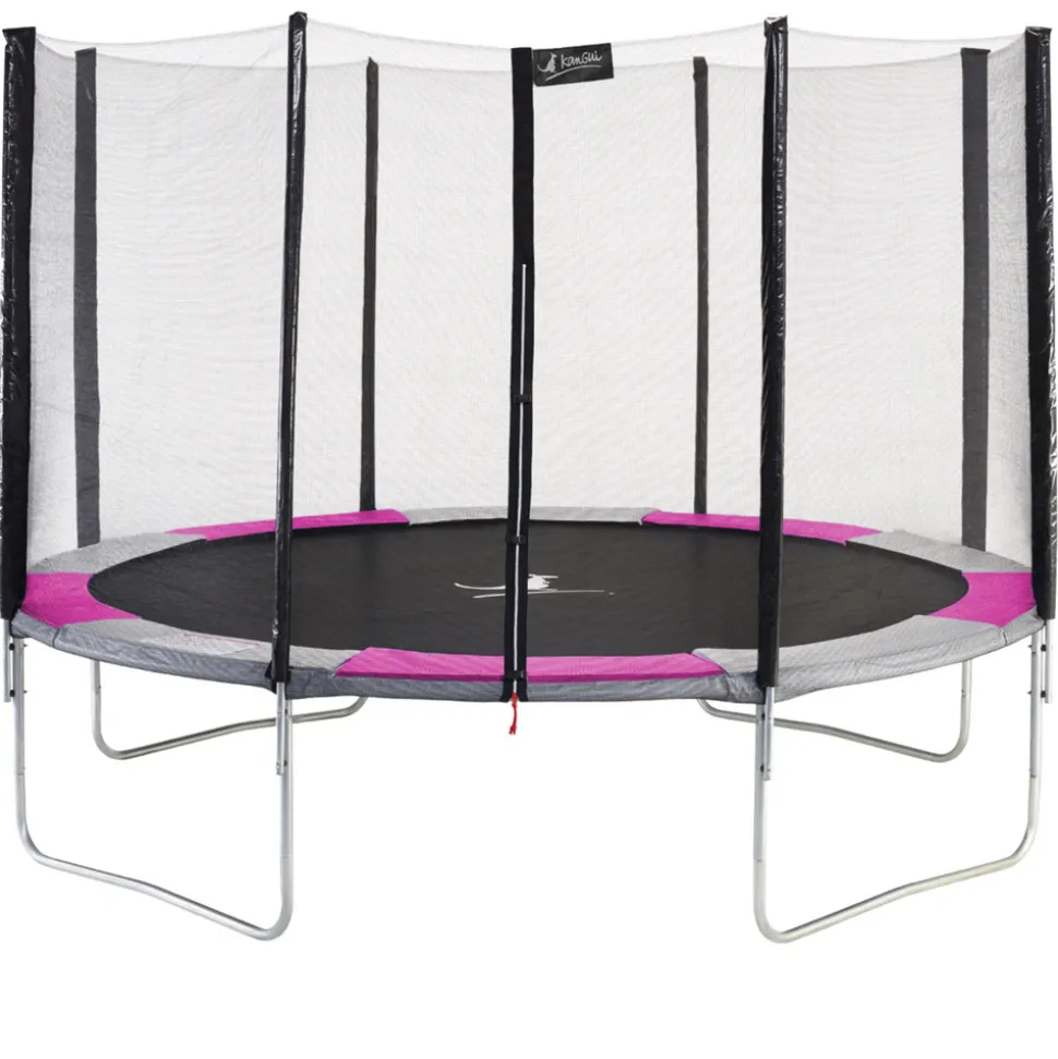 KANGUI - Kangui - trampoline rond ø360cm avec filet de sécurité - ralli 360