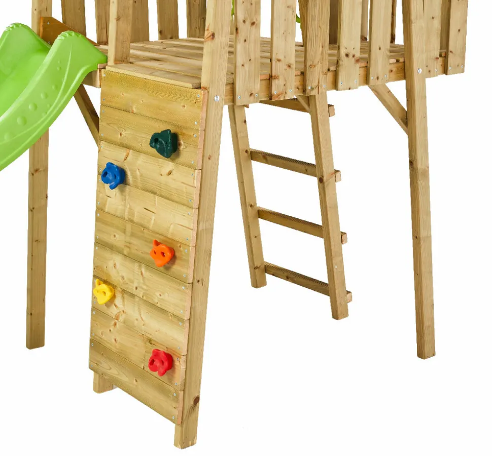 KANGUI - Kangui tour de jeux en bois wiki - toboggan, mur d'escalade, cabane, échelle