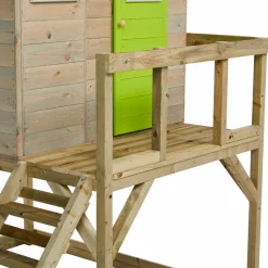 KANGUI - Maison de jardin enfant extérieur - cabane en bois avec plateforme - toit étanch