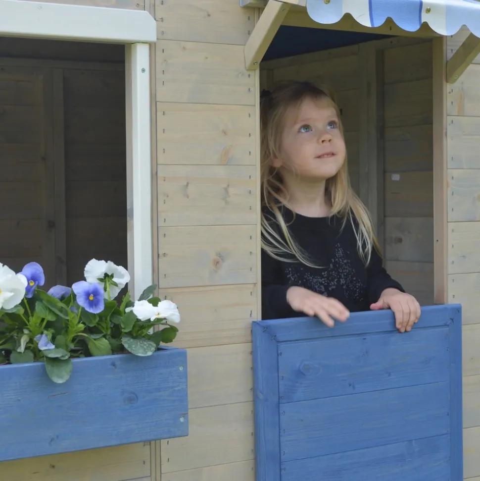 KANGUI - Maison de jardin enfant extérieur - cabane en bois avec plancher - toit étanche