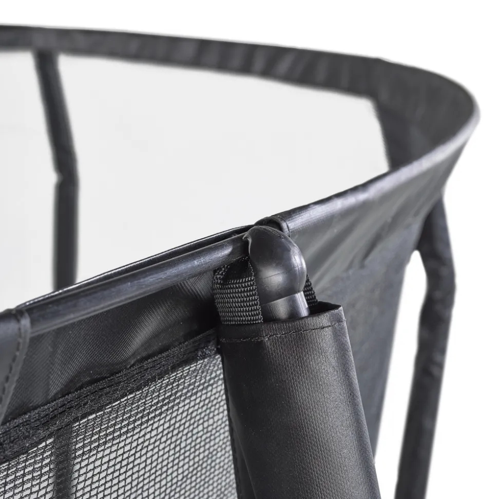KANGUI - Trampoline de jardin rond ø366cm avec filet de sécurité + échelle - fabrication
