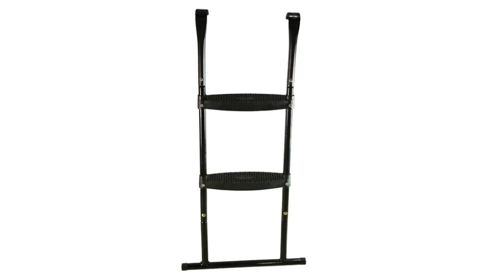 KANGUI - Trampoline de jardin 244 cm + filet de sécurité + échelle jumpi taupe/vert 250