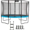 KANGUI - Trampoline de jardin 365 cm + filet de sécurité + échelle + kit ancrage | punchi