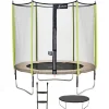 KANGUI - Trampoline de jardin 244 cm + filet de sécurité + échelle + bâche de protection