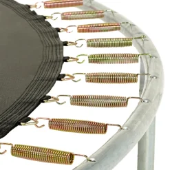 KANGUI - Trampoline rond bleu ø430cm avec filet de protection