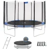 KANGUI - Trampoline rond ø360cm avec filet, échelle, bâche et kit ancrage - ralli 360