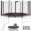 KANGUI - Trampoline rond ø430cm avec filet, échelle, bâche et kit ancrage - ralli 430