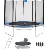 KANGUI - Trampoline rond ø300cm avec filet, échelle, bâche et kit ancrage - ralli 300